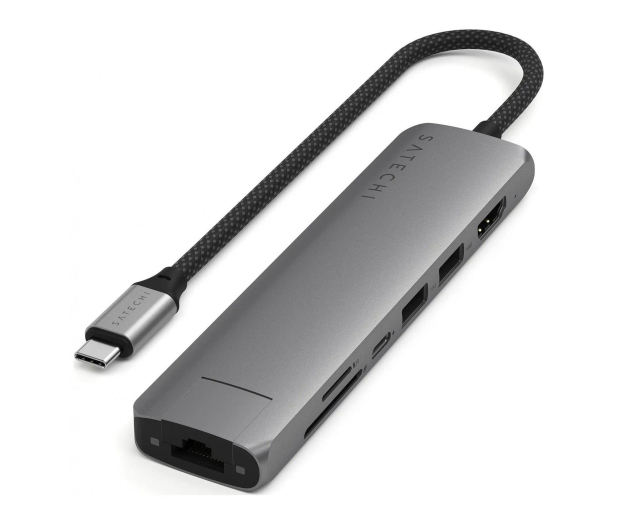Satechi 7-in-1 USB-C Slim Multiport Adapter with Ethernet STP7SM - 1348973 - zdjęcie